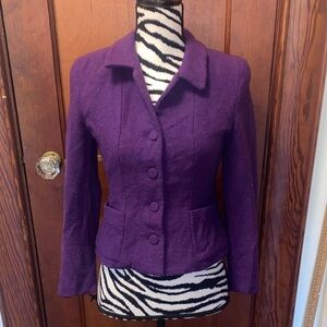 Brooks Brothers Women's Rich Purple Blazer